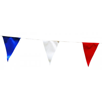 Guirlande tricolore - flamme