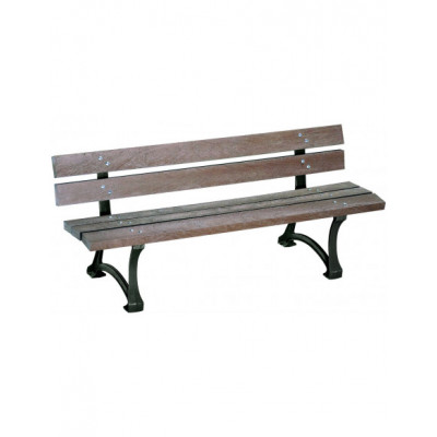 1 banc de ville recyclé...