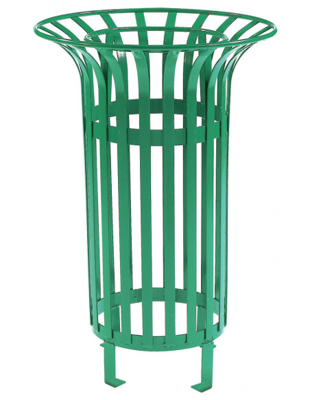 Avec support-sac RAL 6005