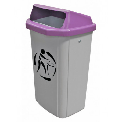 Corbeille de rue plastique...