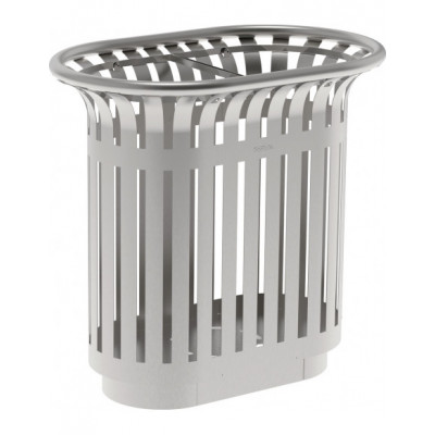 Corbeille inox tri sélectif...