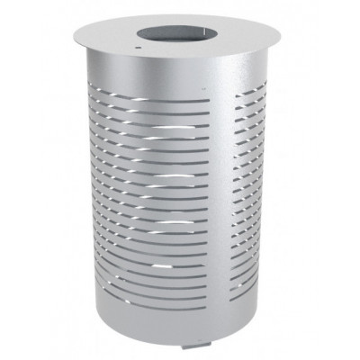 Corbeille ronde inox Fauvette