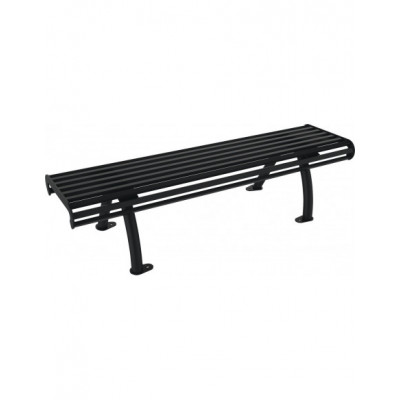 2 bancs métal sans dossier...