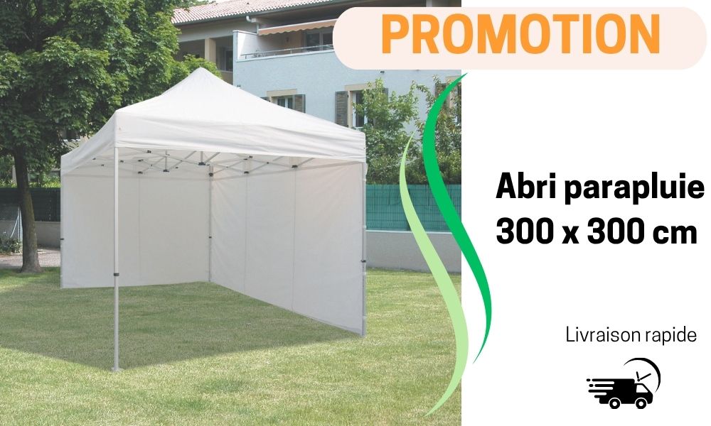 Abri pliant barnum 3 x 3 m